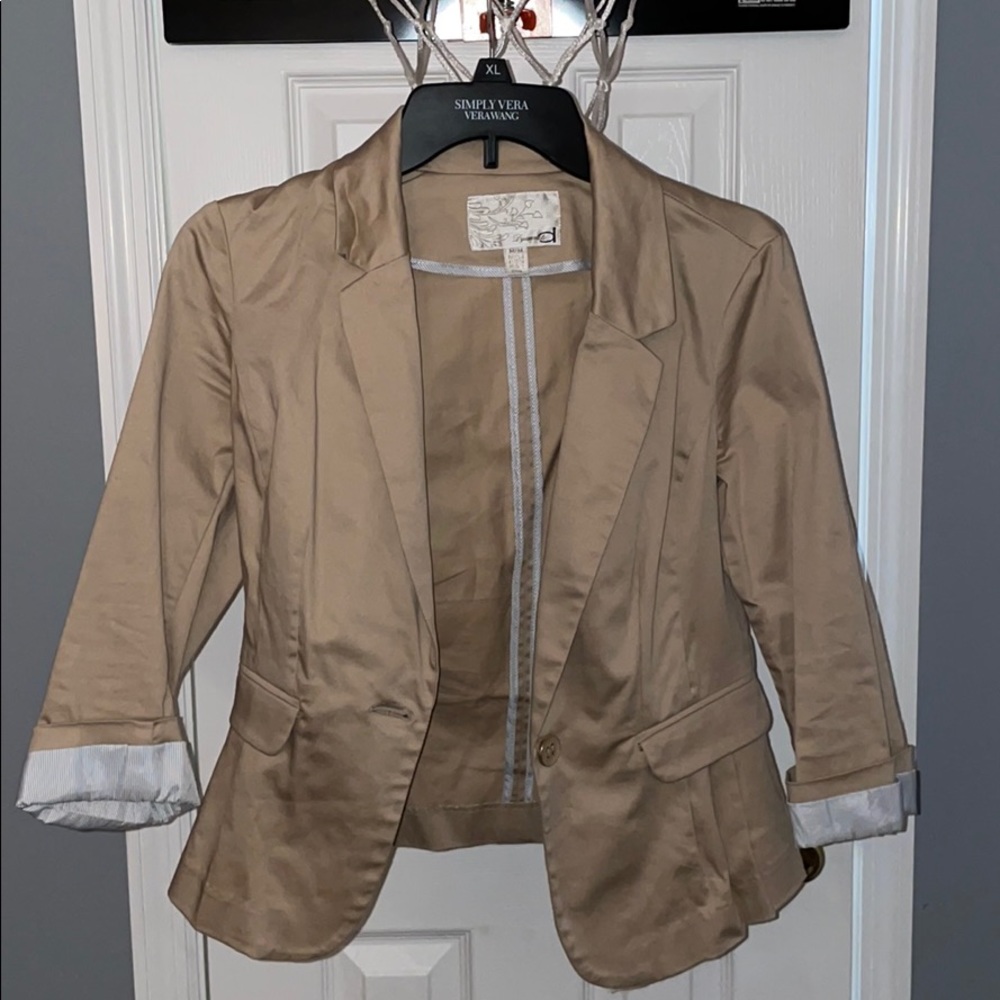 Tan blazer